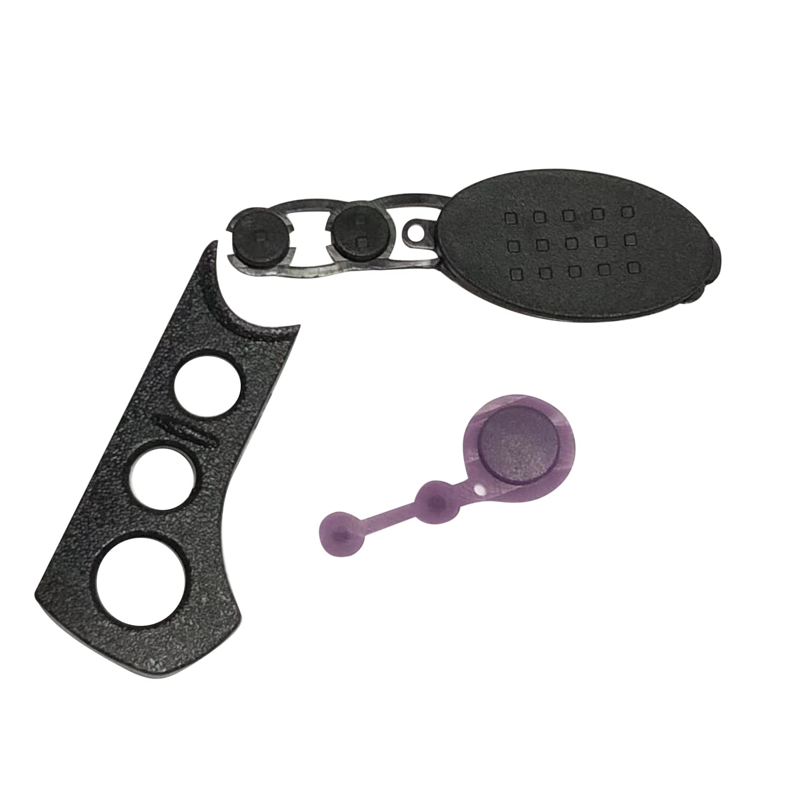 Amazon.com: TECKEEN 3Pcs Black Button PTT Bezel for Motorola